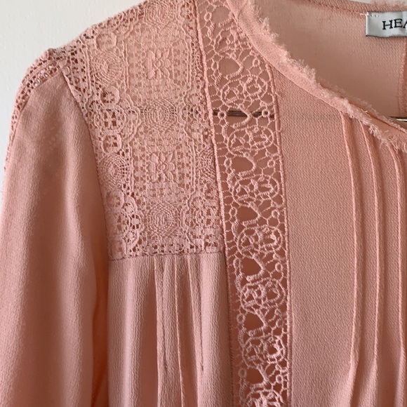 Heartloom Lace Pink Dress M - Picture 5 of 13